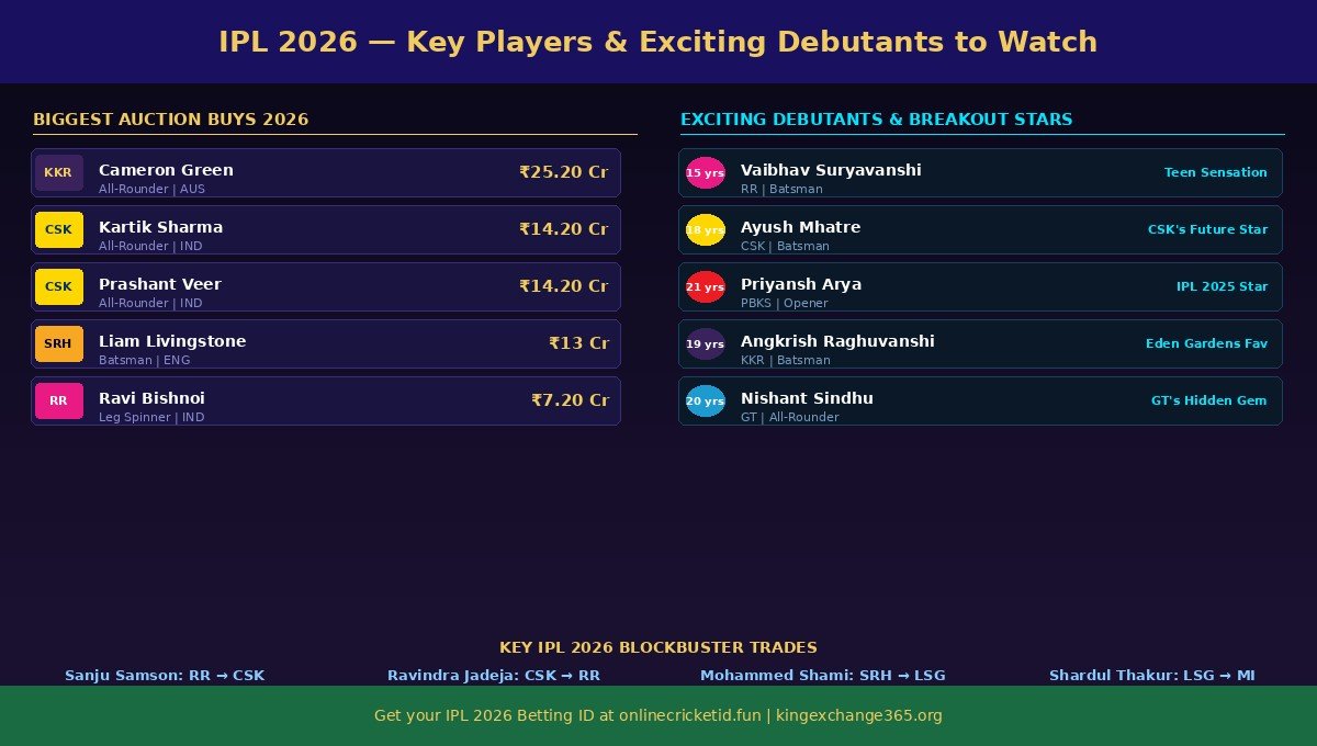 IPL 2026 all 10 teams grid – CSK, DC, GT, KKR, LSG, MI, PBKS, RR, RCB, SRH with captains and home grounds
